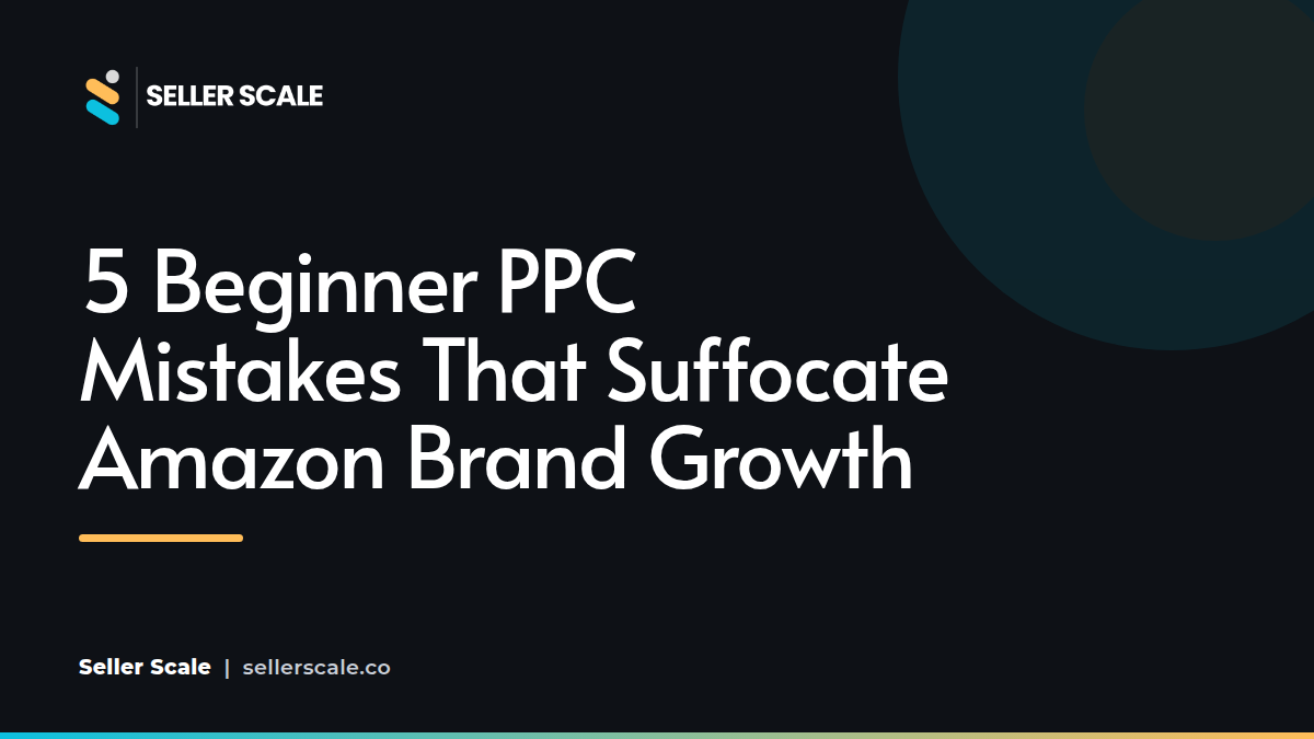 A dashboard displaying complex Amazon PPC campaign metrics with key performance indicators highlighted