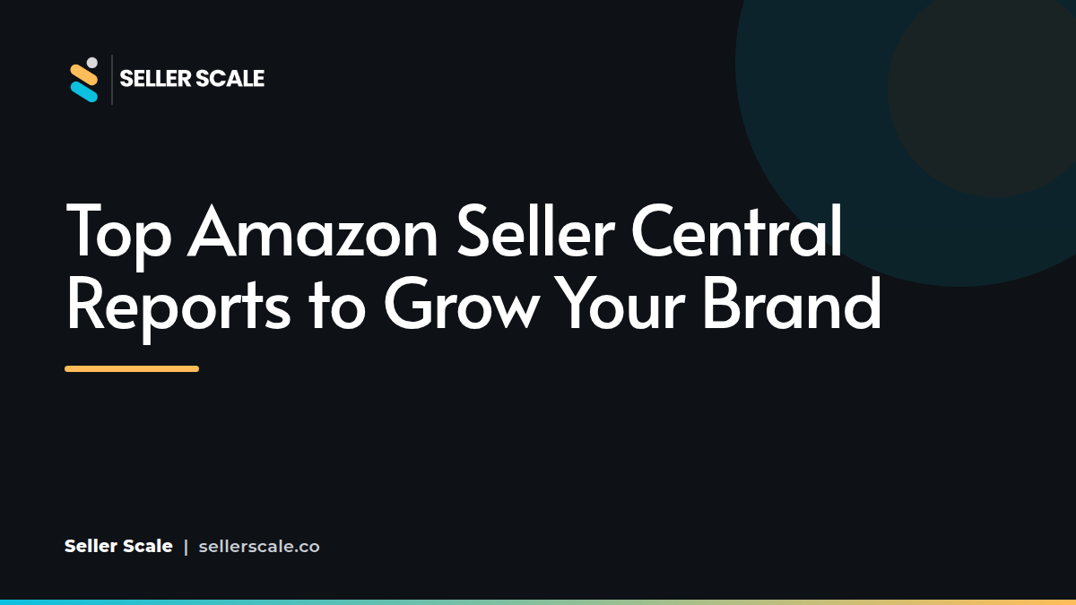 A dashboard showing key Amazon Seller Central reports, tables, and performance charts.